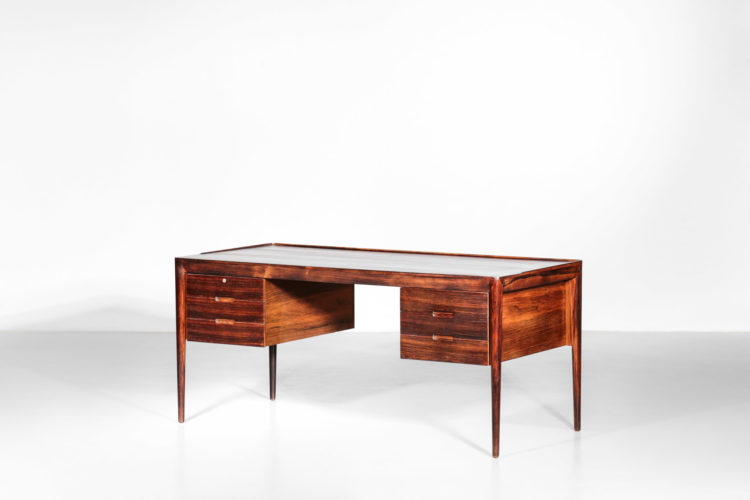 bureau danois scandinave Erik Riisager hansen en palissandre de rio5