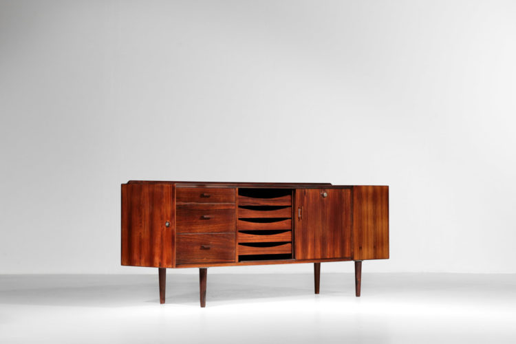 petite enfilade danoise scandinave par Arne vodder pour sibast palissandre de rio