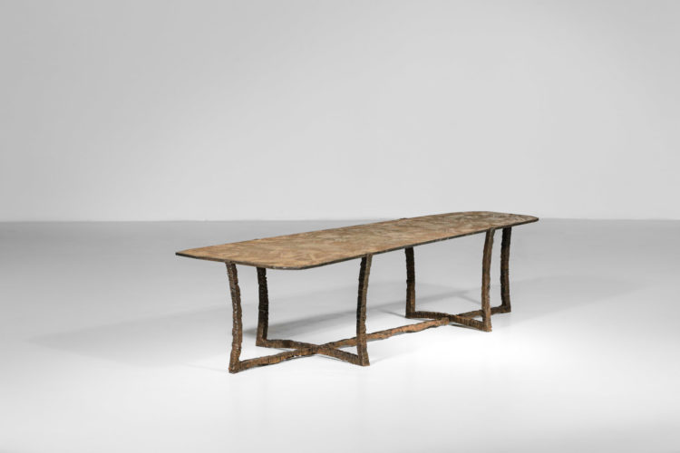 Studio Danke Galerie table basse creation Bryan parlati fer forgé bronze2