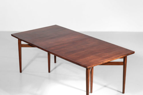 Table de repas extensible Danoise en Palissandre de Rio modèle 55 par Arne Vodder pour Sibast 1960. - France