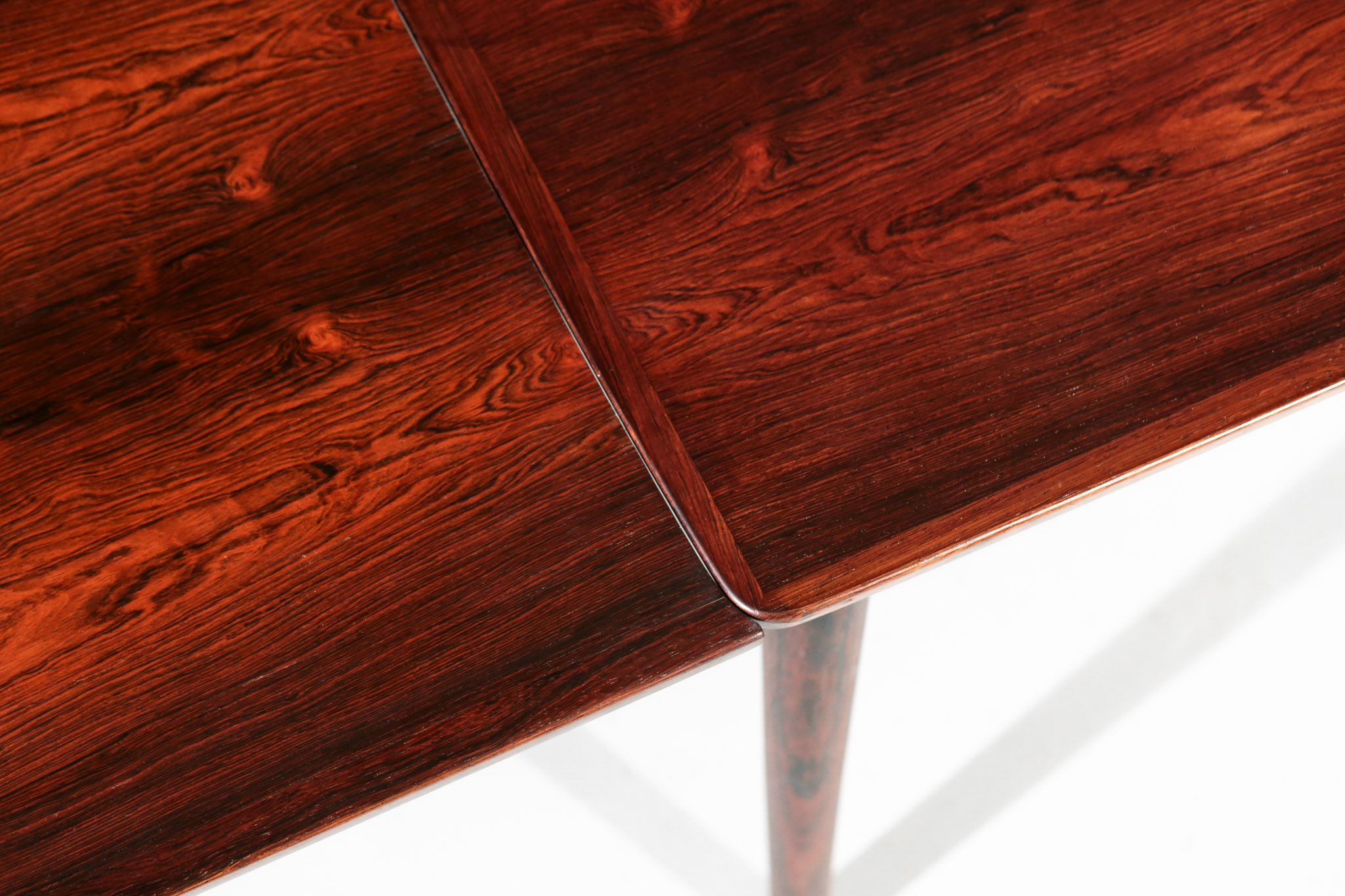 Grande Table Danoise Extensible Arne Vodder Modèle 212 - Palissandre, Ovale 198cm, Sibast
