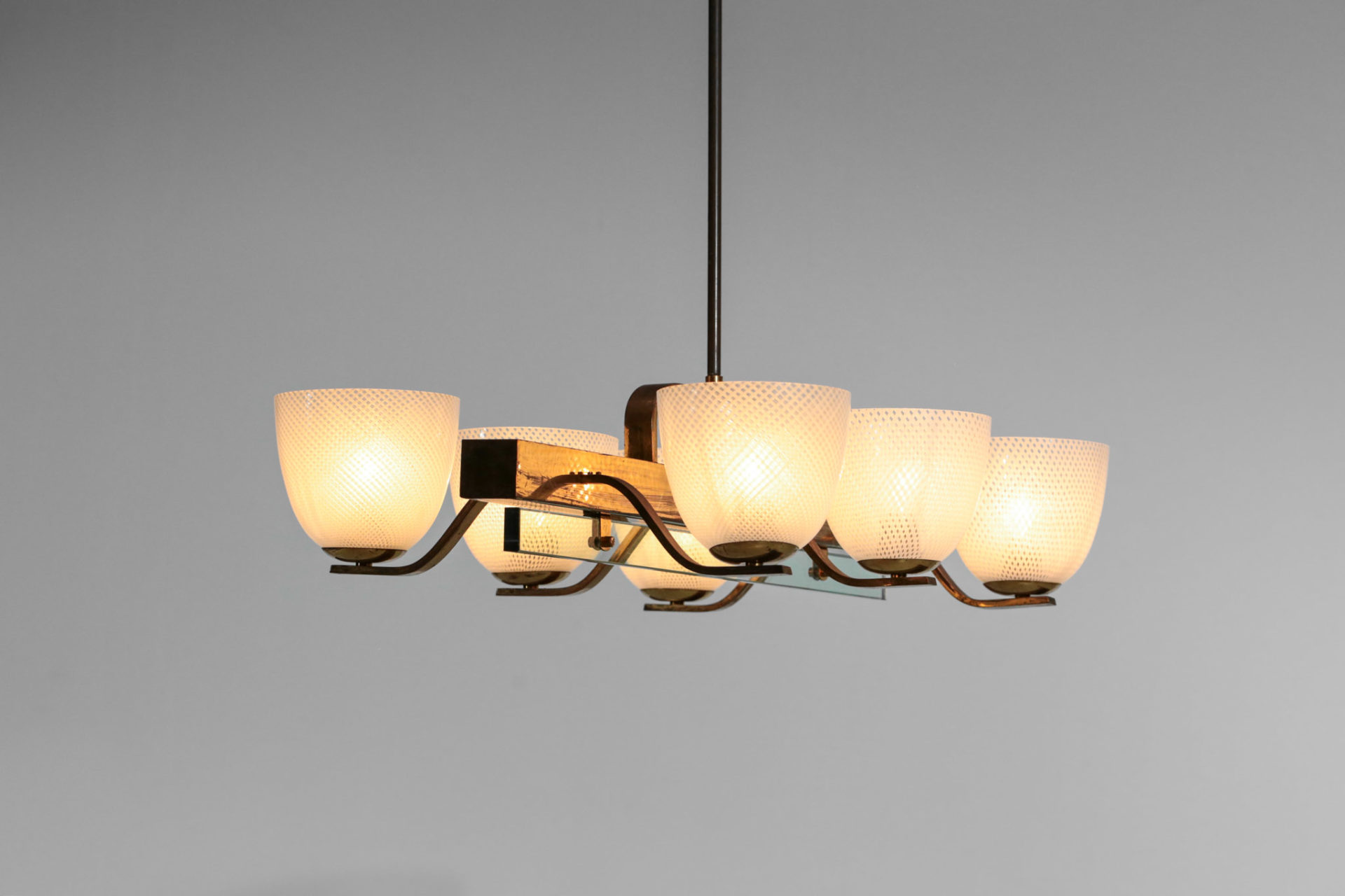 LUMINAIRE VINTAGE LUSTRE Pepito lustre vintage 6 lumières années 50 ou 60 EUR 380,00 - FR
