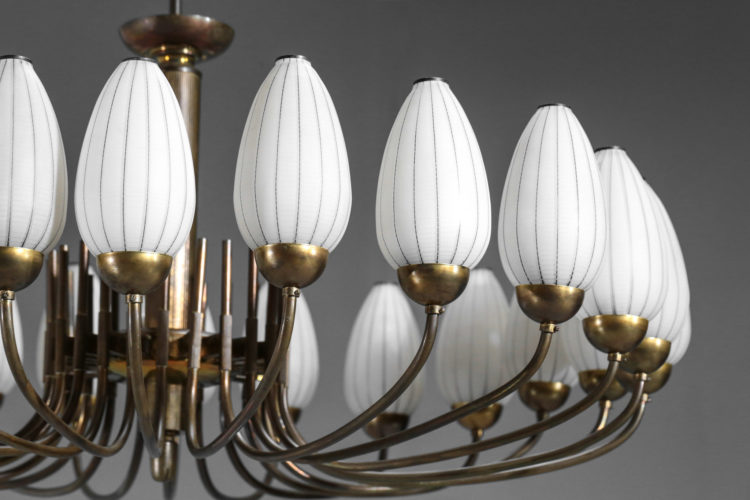lustre italien années 50 24 opalines vintage 13