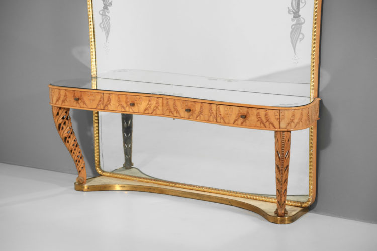 pier luigi colli console italienne miroir design italien