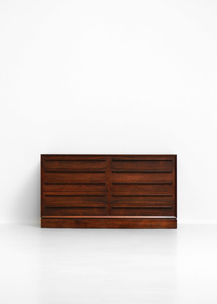 bibliotheque danoise scandinave par H P Hansen palissandre de rio