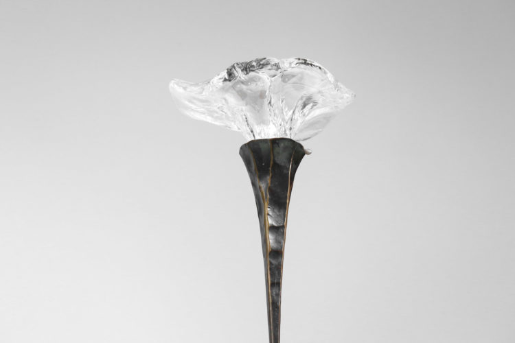 bougeoire par Lothar Klute design allemand en bronze 5