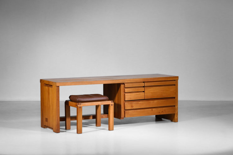 coiffeuse bureau R05 pierre chapo enfilade avec son tabouret 18