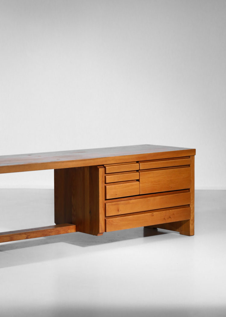 coiffeuse bureau R05 pierre chapo enfilade avec son tabouret 18