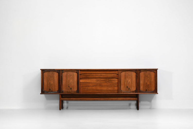 enfilade norvegienne par gerhard berg palissandre de rio scandinave buffet1