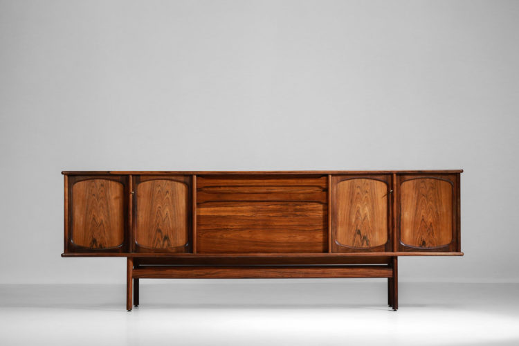 enfilade norvegienne par gerhard berg palissandre de rio scandinave buffet