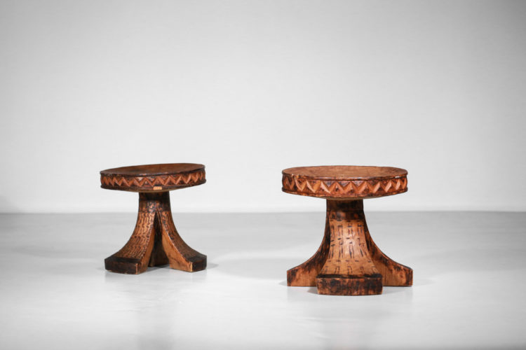 tabouret africain en bois massif années 60 vintage 13.jpg2