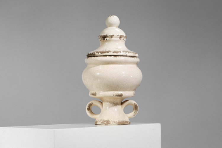 vase pot en ceramique craquelé dans le gout de jean michel frank 2