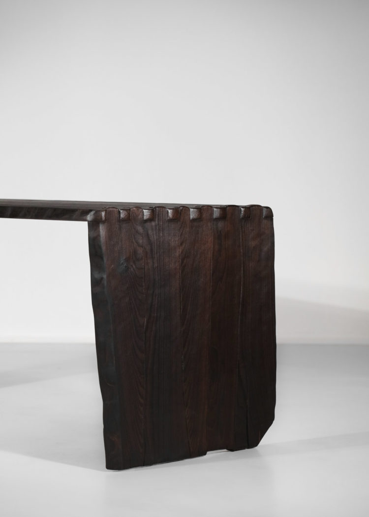 bureau 100:20 vincent vincent bois brulé table à manger15