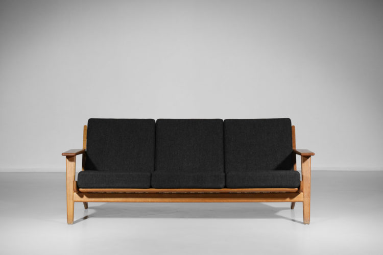 canapé banquette hans wegner danoise scandinave GE290 getama F045