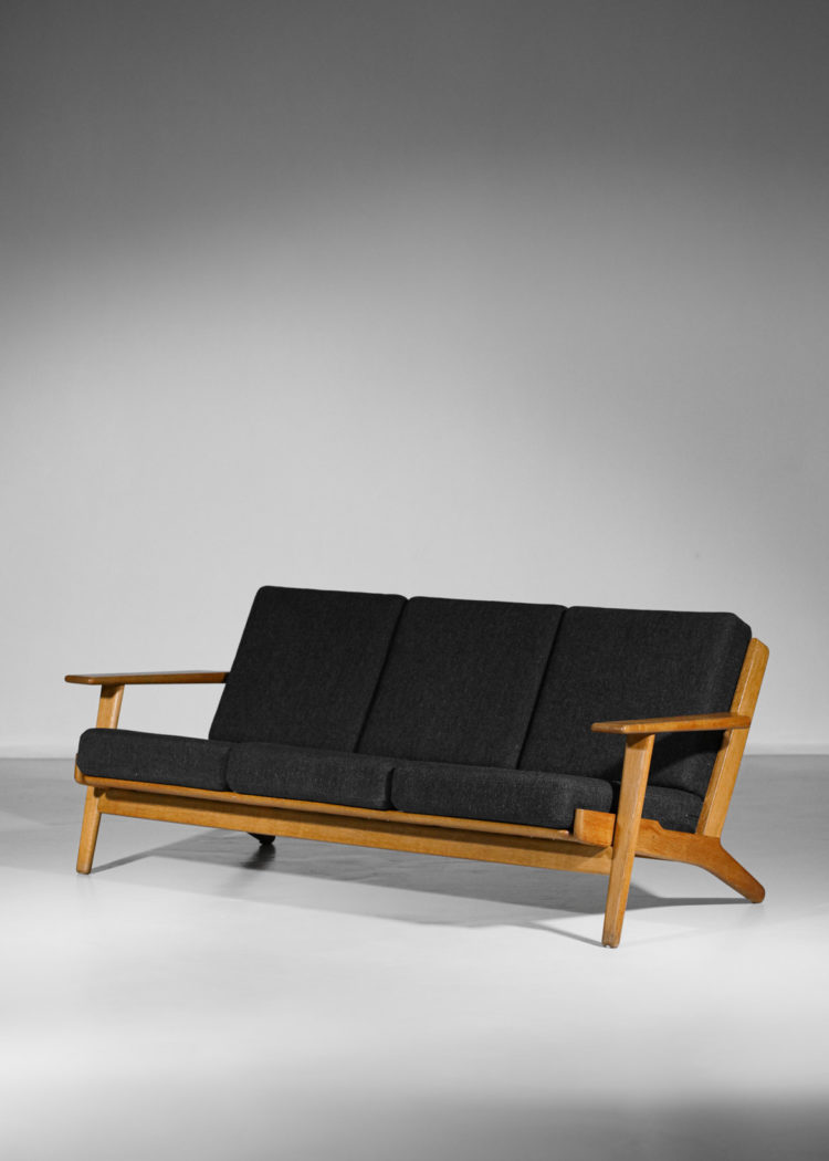 canapé banquette hans wegner danoise scandinave GE290 getama F045