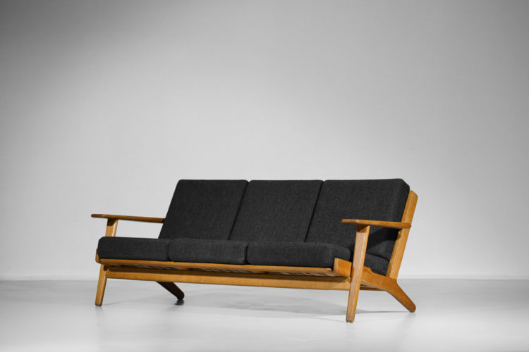 canapé banquette hans wegner danoise scandinave GE290 getama F045