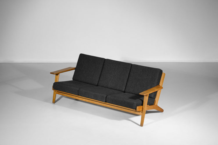 canapé banquette hans wegner danoise scandinave GE290 getama F045