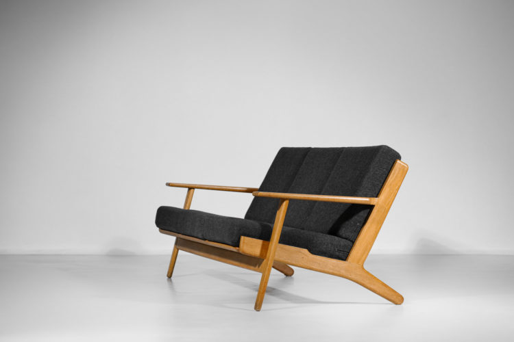 canapé banquette hans wegner danoise scandinave GE290 getama F045