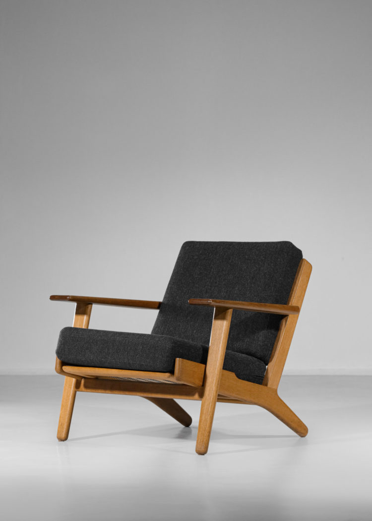 fauteuil hans wegner danoise scandinave GE290 getama F044