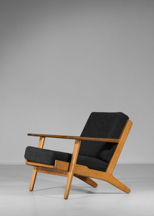 fauteuil hans wegner danoise scandinave GE290 getama F044