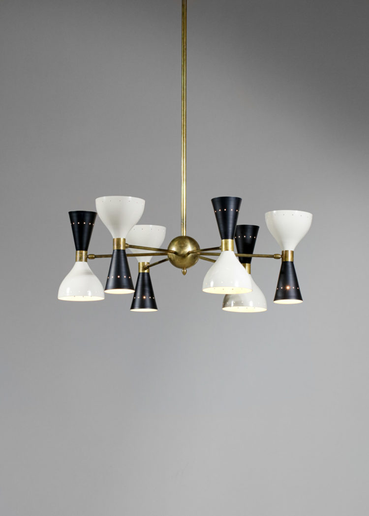 lustre italieen moderne dans le gout de stilnovo vintage design 6 branches16