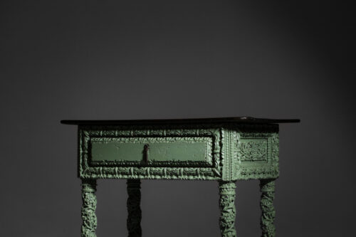 meuble console XIX siecle en bois sculpté piece unique E383
