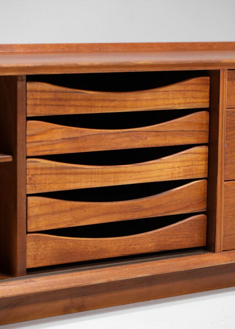 enfilade scandinave arne vodder en teck années 60 sibast danois E513