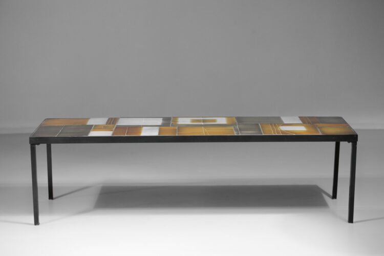 grande table basse roger capron années 60 ceramique E52612