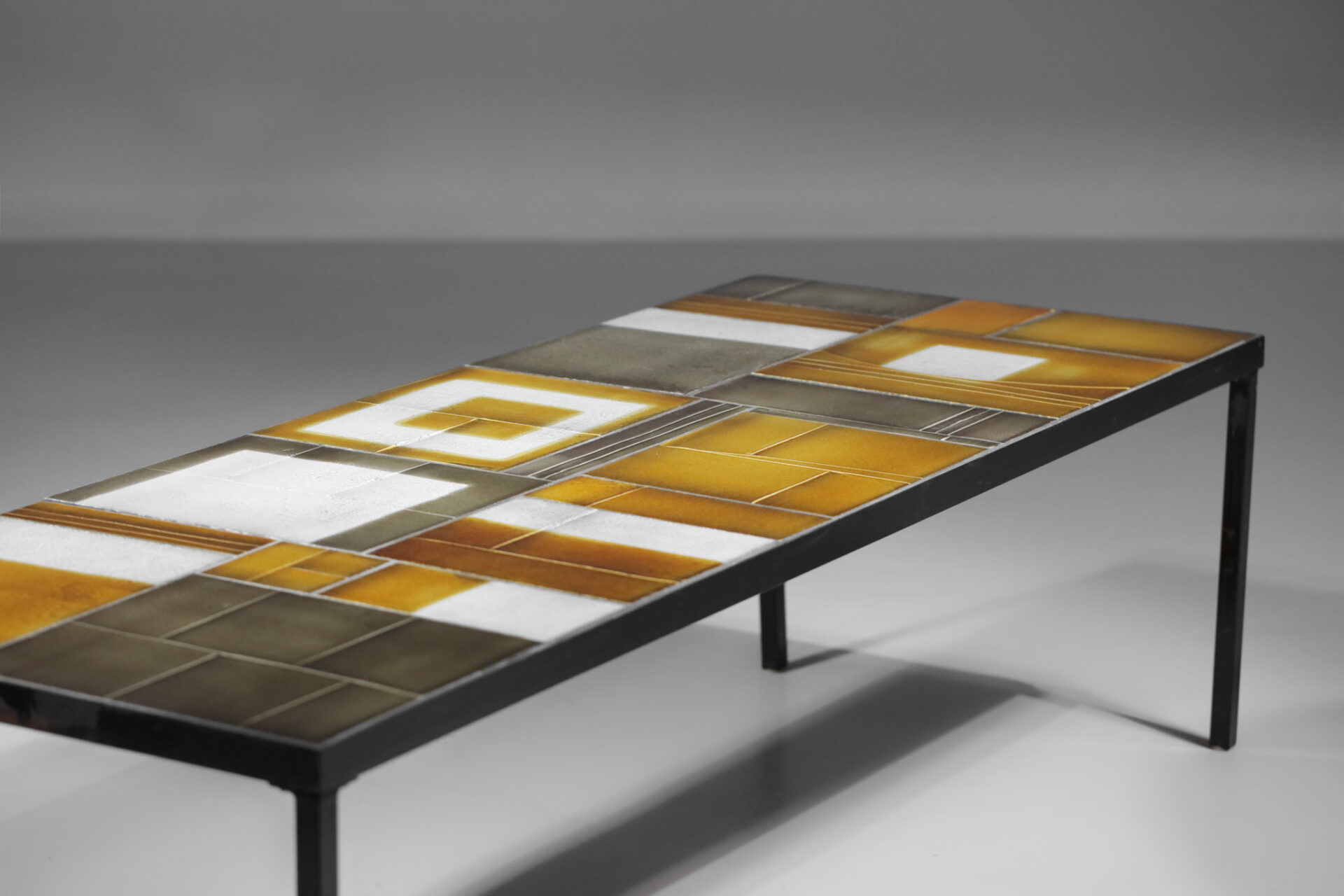 Grande table basse Roger Capron années 60 céramique E526 Danke Galerie