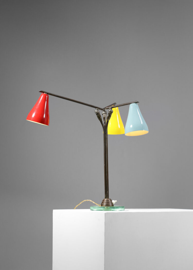 lampe de table fontana arte années 50 design italien F0721