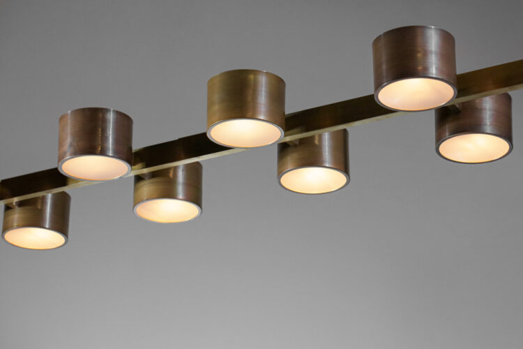 Grand lustre 12 coupelles dans le style de hans agne jakobsson EL136