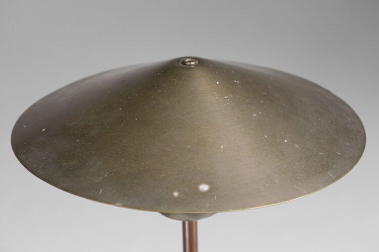 Lampe table bureau danoise bronze année 50 attribuée Lyfa E149