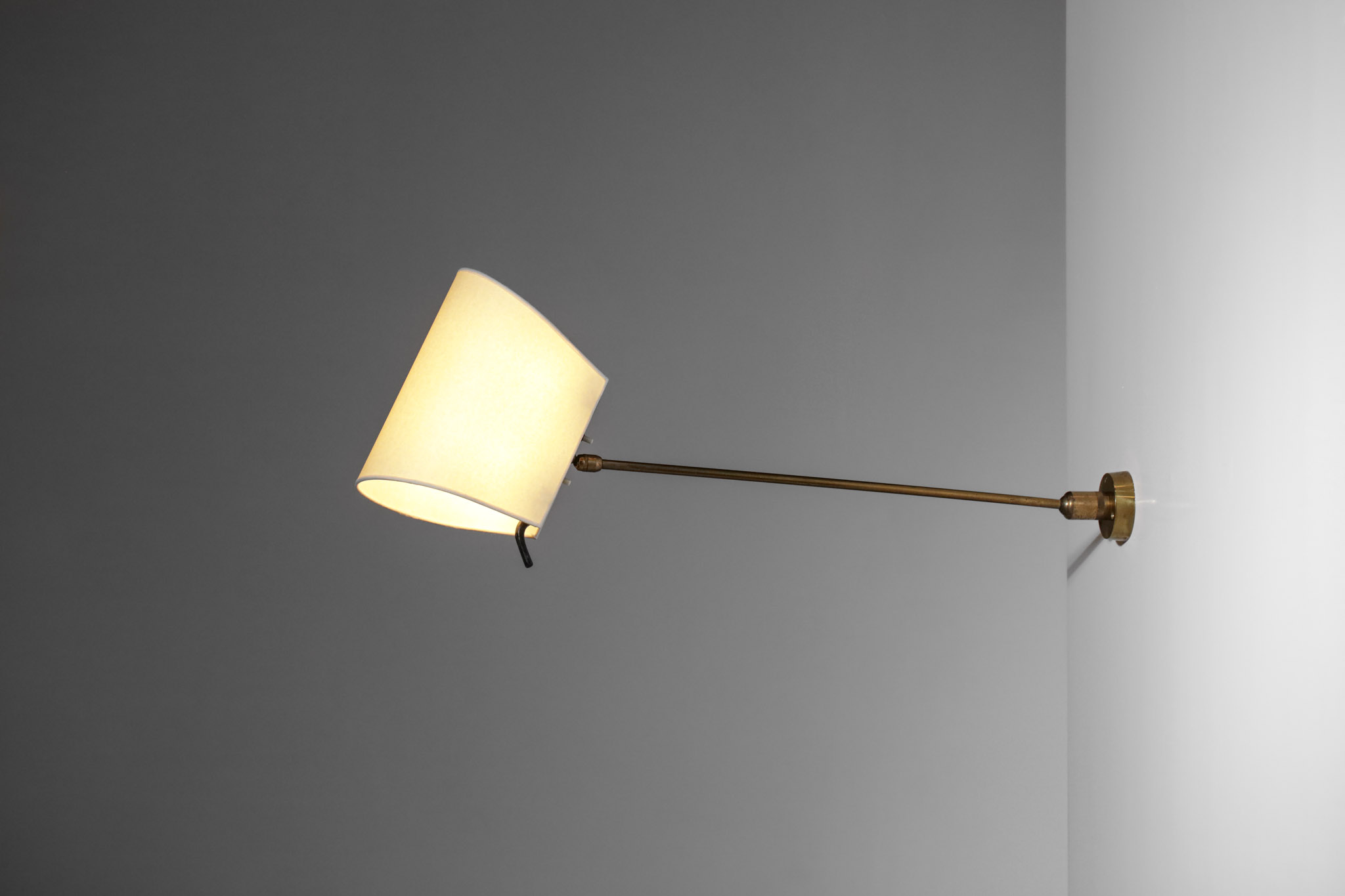 French wall lamp on ball joint 50 s E242 Danke Galerie