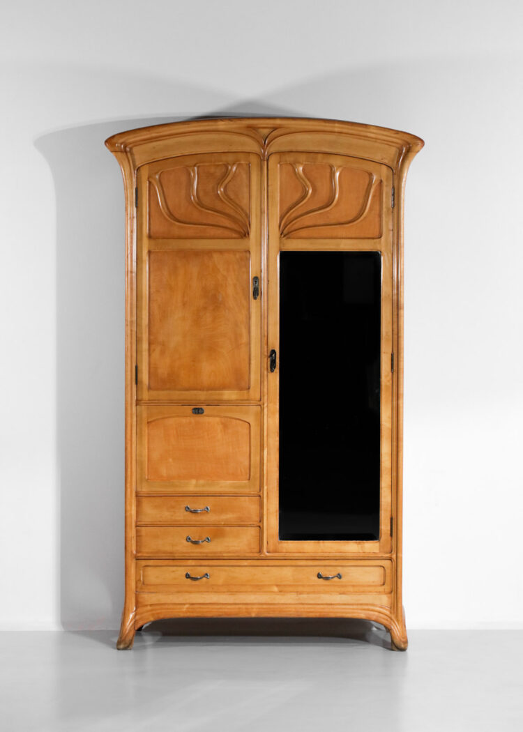 armoire française art nouveau des années 1920 style henry van de velde F106