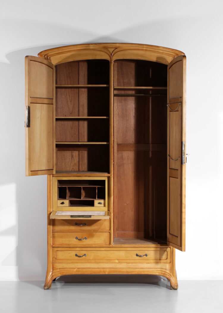 armoire française art nouveau des années 1920 style henry van de velde F106