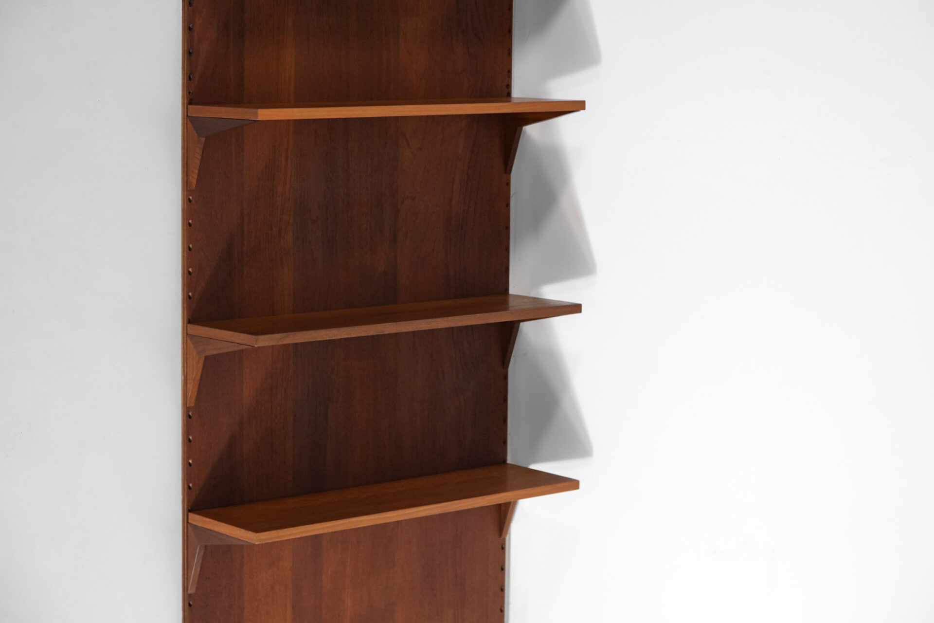 Meuble de rangement, bibliothèque scandinave en teck Ergo, 1960