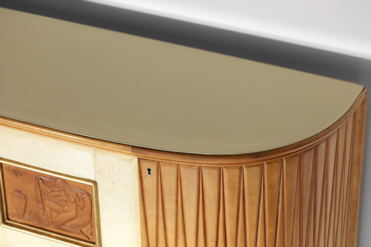 grand meuble bar italien par osvaldo borsani parchemin poisson E379