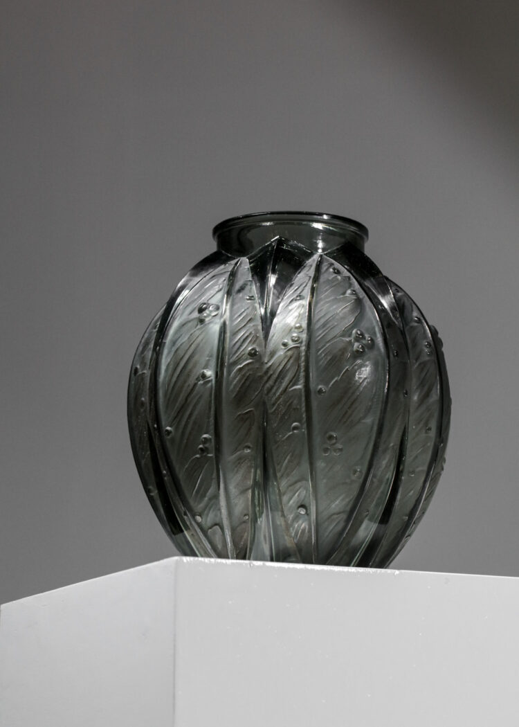 grand vase en verre Verlys