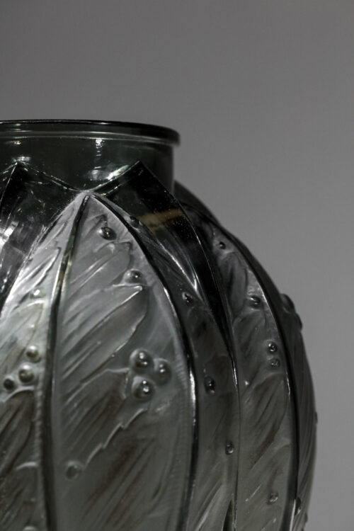 grand vase en verre Verlys