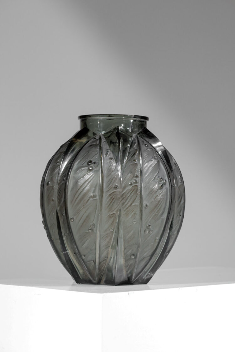 grand vase en verre Verlys