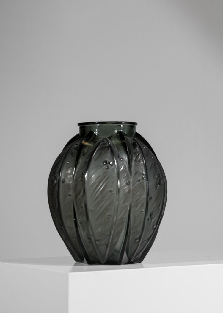 grand vase en verre Verlys