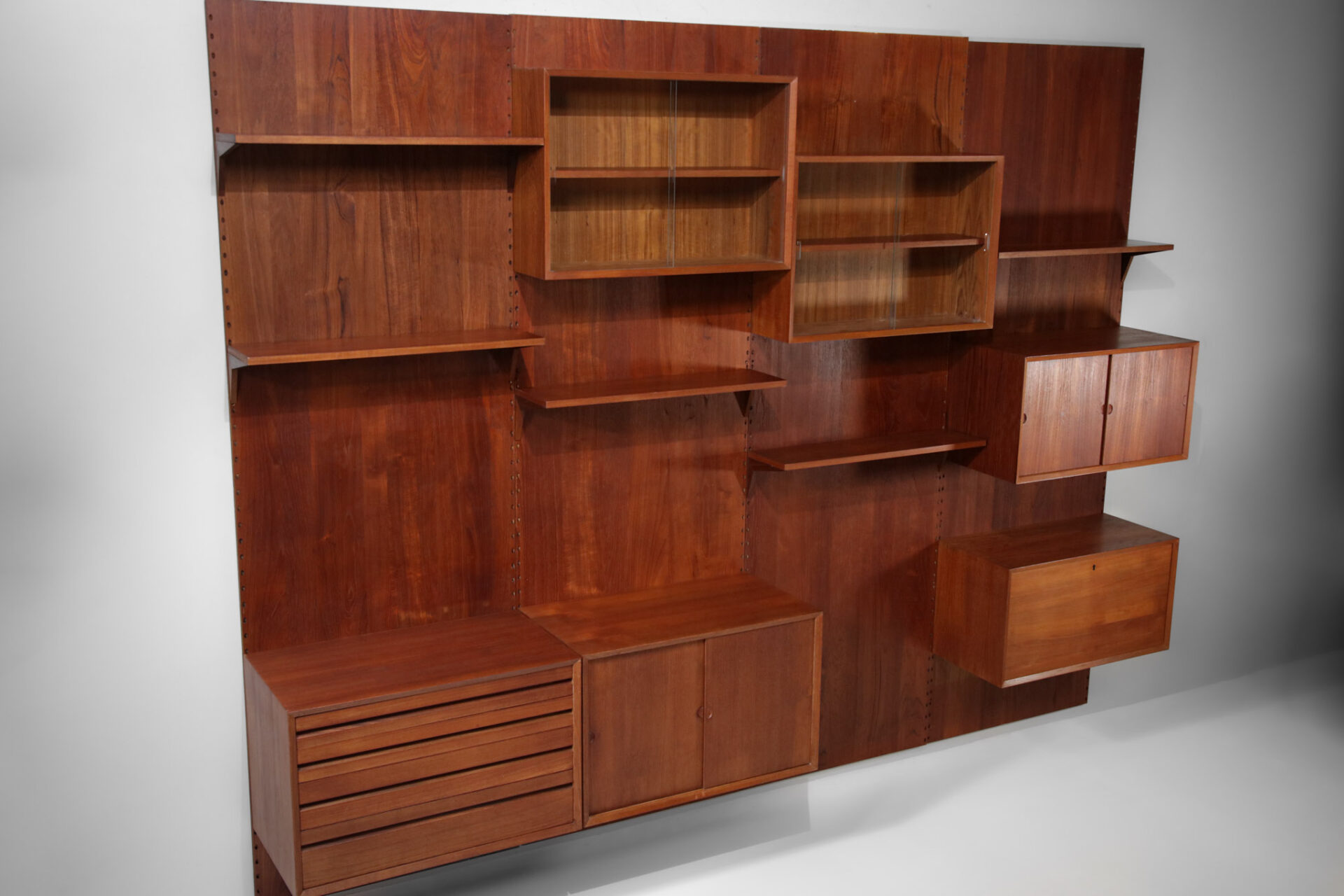 Étagère Modulable Vintage Danoise Poul Cadovius Pour Cado – Teck, Années 1960