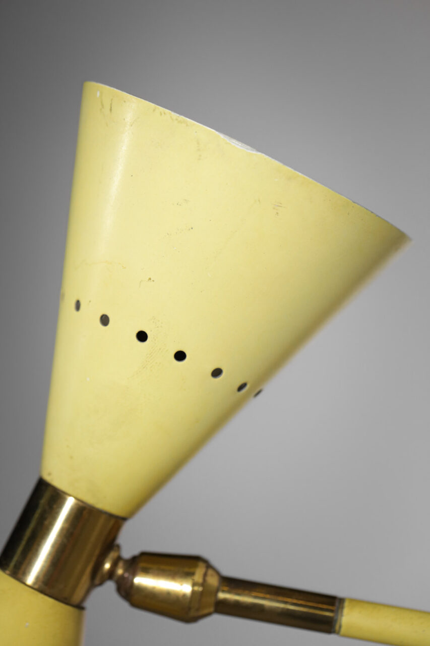Pontet de guidon 28mm Stage6 jaune
