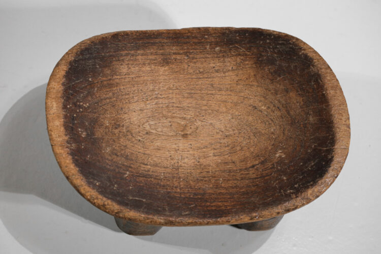 petits tabouret africain senoufo dogon en bois massif années 60