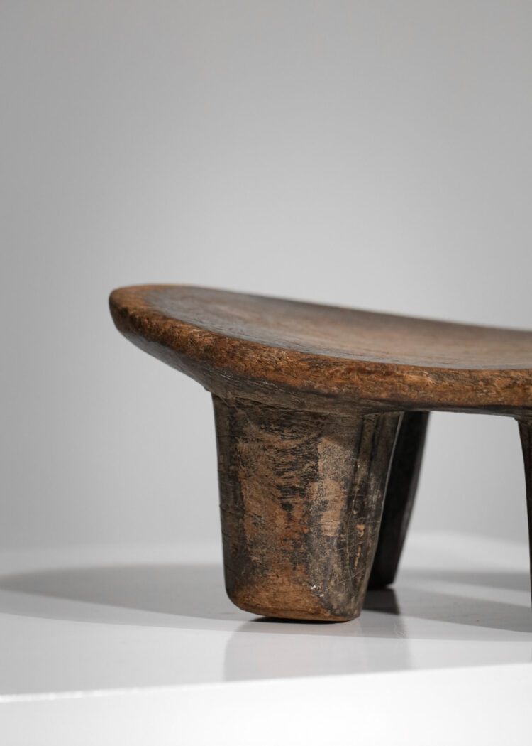 petits tabouret africain senoufo dogon en bois massif années 60