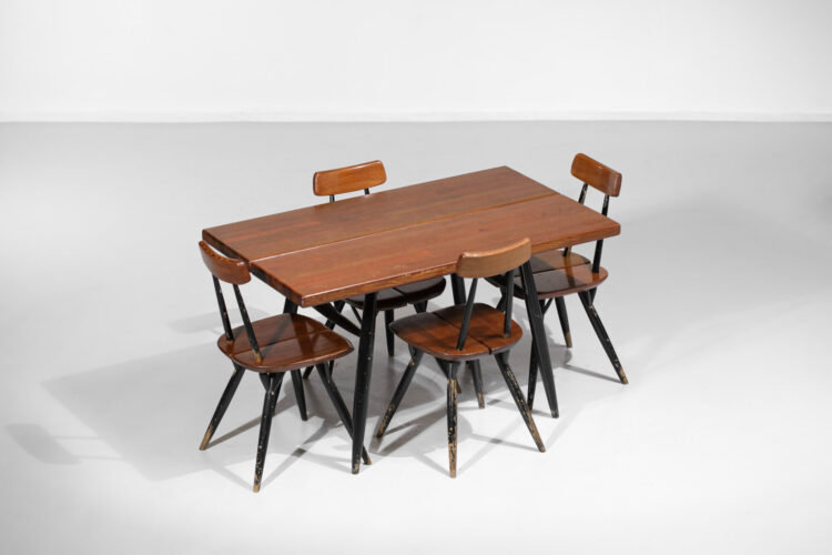 Ensemble de salle à manger scandinave d'Ilmani Tapiovaara années 50