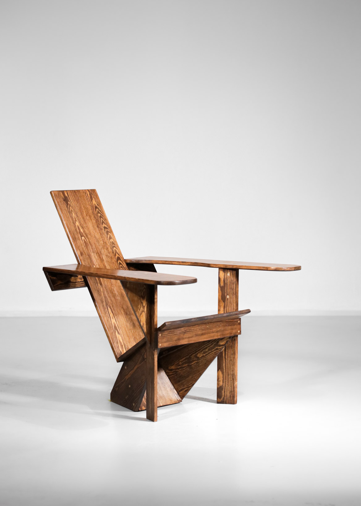 Oregon wood armchair 80 s vintage design F329 Danke Galerie