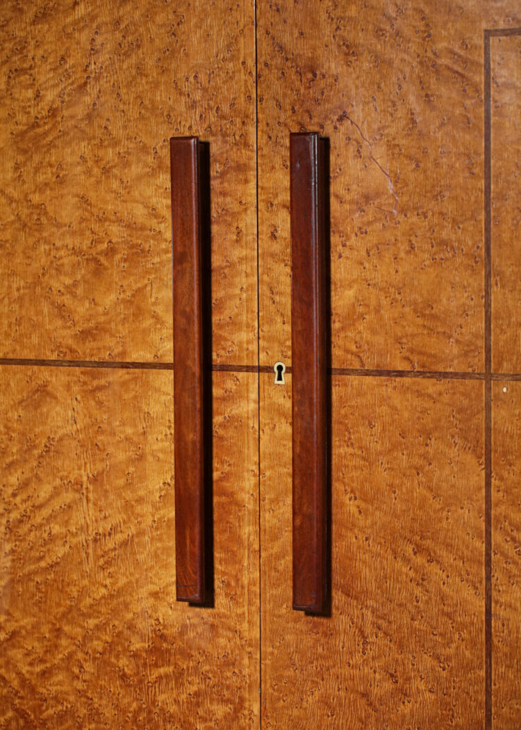armoire italienne en bois de loupe style gio ponti - F265 - F266