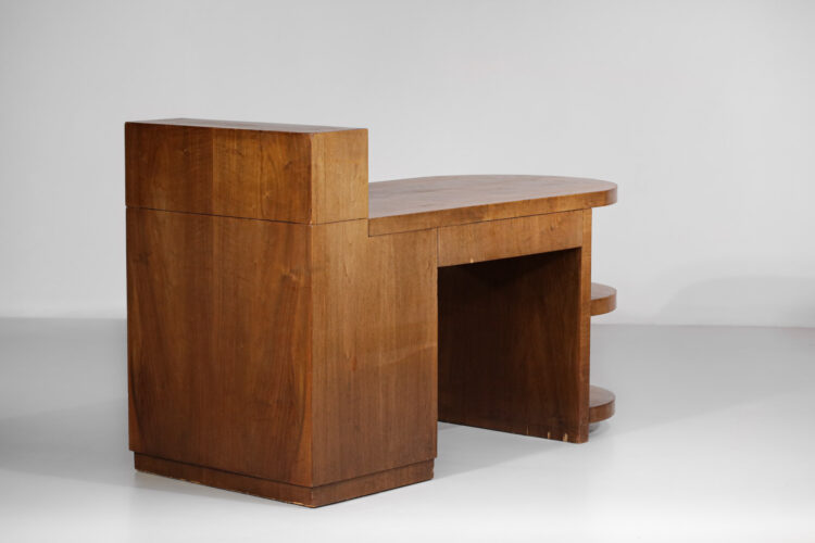 bureau moderniste en chêne des années 40 art déco