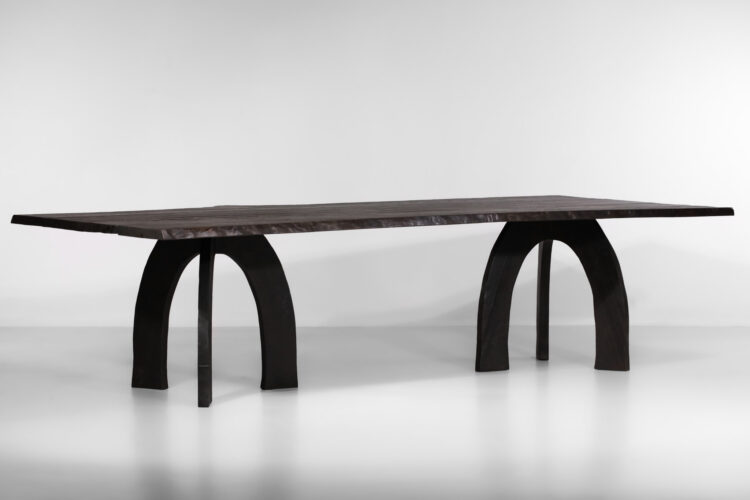 grande table à manger vincent vincent 80 20 bois brulé